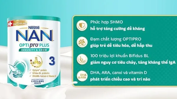 Sữa NAN – Định hướng công thức và triết lý phát triển