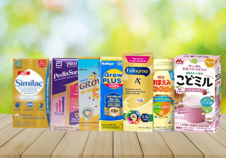Top 3 sữa bột pha sẵn được nhiều mẹ tin dùng hiện nay
